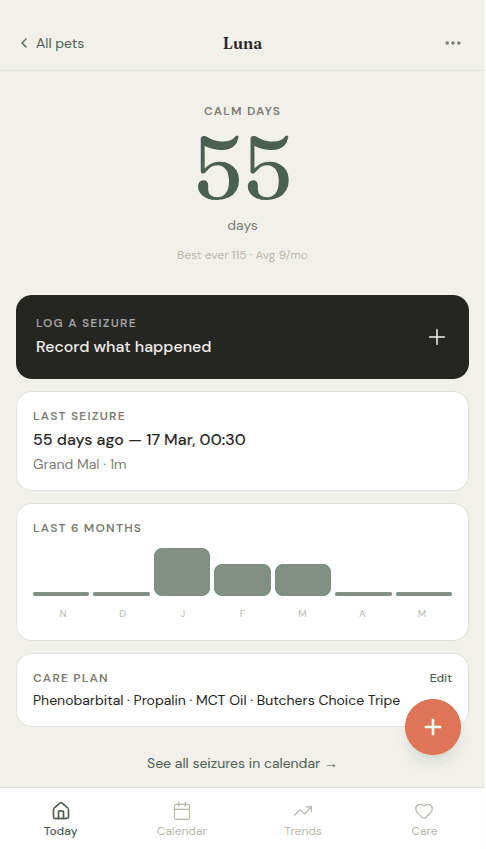 Waggle Watch app screenshot
